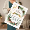 Personalisierter XXL Weihnachtsgutschein mit Name und Wunschtext | Extra große DIY-Klappkarte 50×70cm