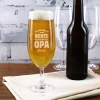 Personalisiertes Bierglas zur Rente "ich bin Vollzeit Opa" mit Name