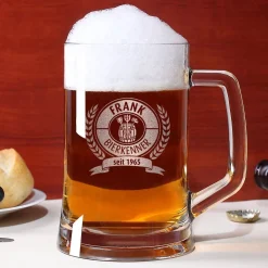 Personalisiertes Bierseidel für Bierkenner