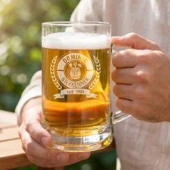Personalisiertes Bierseidel für Bierkenner