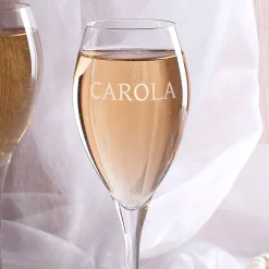 Personalisiertes Champagnerglas von Stölzle mit Wunschname
