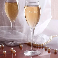 Personalisiertes Champagnerglas von Stölzle mit Wunschname