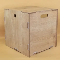 Personalisiertes clipfritz Katzenhaus aus Holz mit Name | 2 Farben | Geschenk für Katzen