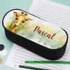 Personalisiertes Federmäppchen mit Name und Giraffen Motiv | Stiftebox & Etui für Kinder