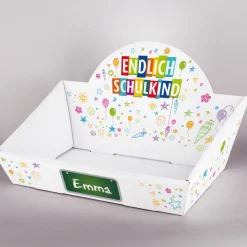 Personalisiertes Geschenkset zur Einschulung mit 8 Teilen | Endlich Schulkind