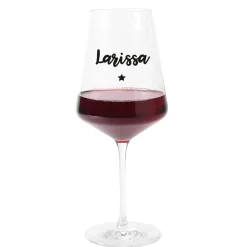 Personalisiertes Leonardo Weinglas mit Name & Stern | Geschenk zu Weihnachten und Geburtstag