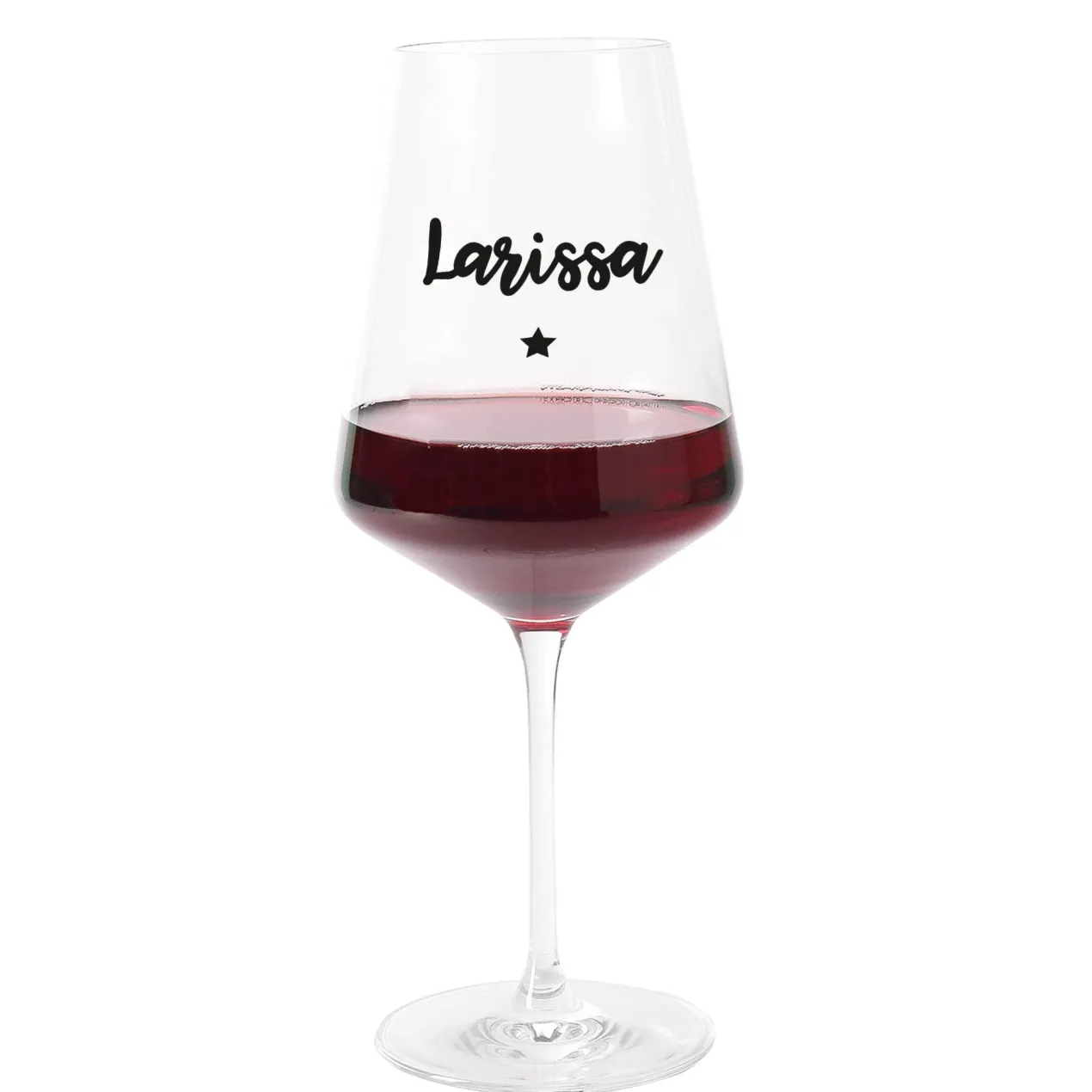 Personalisiertes Leonardo Weinglas mit Name & Stern | Geschenk zu Weihnachten und Geburtstag