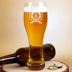 Personalisiertes Leonardo Weizen-Bierglas Bierkenner in zwei Größen
