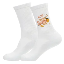 Personalisierte Socken 'Spritz-Tour' mit Name | Lustige Tennissocken für JGA & Mädels-Trips