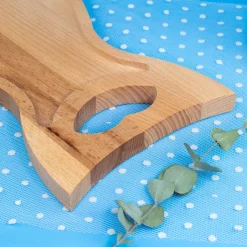Personalisiertes Servierbrett in Fischform 'Ichthys' aus Holz zur Taufe, Kommunion & Konfirmation
