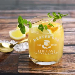 Personalisiertes Whiskey Glas mit Name und Geburtsjahr