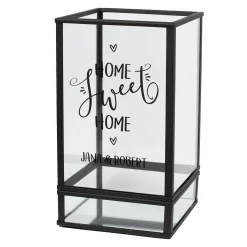 Personalisiertes Windlicht 'Home Sweet Home' | Geschenk zum Einzug & Hausbau | Ritzenhoff & Breker