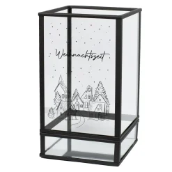 Personalisiertes Windlicht mit Wunschtext in Laternenform | Weihnachtsgeschenk | Ritzenhoff & Breker
