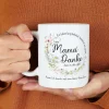 Personalisierte Tasse für Mama zum Muttertag o. Geburtstag | Wiesenblumen
