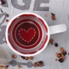 Personalisierte Tasse 'Ich finde dich mausgezeichnet!' mit Name im Herz | Valentinstagsgeschenk
