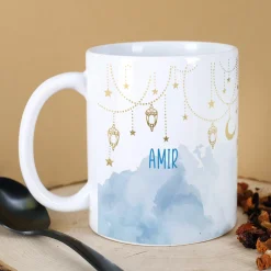 Personalisierte Tasse – Ramadan Geschenk mit Laternen & Mondsichel