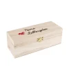 Personalisierte Teebox aus Holz für den Lieblingstee | 3 Fächer