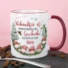 Personalisierte Weihnachtstasse mit Wichtelmotiv und Name | Weihnachtsgeschenk & Wichtelgeschenk