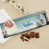 Personalisierte XL Osterschokolade mit Name & Geldumschlag | 300g Schokolade als Geldgeschenk