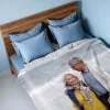 Personalisierte XXL Kuscheldecke mit Foto | Sherpadecke 150x200cm