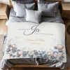 Personalisierte XXL Kuscheldecke zur Hochzeit mit Namen und Datum | Sherpadecke 150x200cm