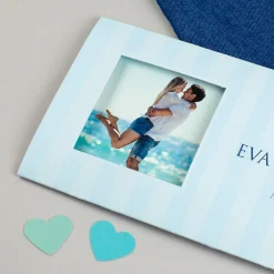 Personalisierte Ziehkarte als Hochzeitseinladung mit Fotos & Wunschtext | Effektkarte mit Überraschung
