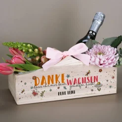 Pflanzkorb für Erzieher - Danke, dass du uns beim Wachsen geholfen hast!
