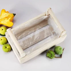 Pflanzkorb mit Vintage Motiv als Geldgeschenk zur Hochzeit oder Einzug
