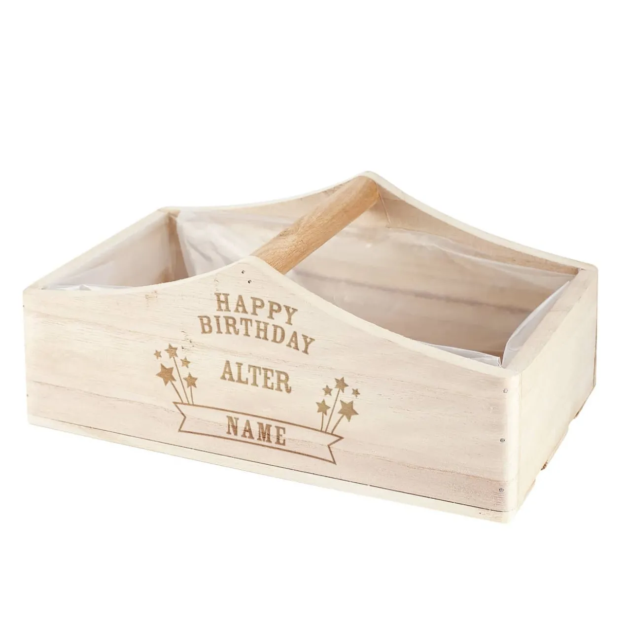Pflanzkorb zum Geburtstag als Geldgeschenk oder Dekoration