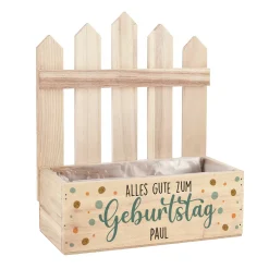 Pflanzkorb zum Geburtstag mit Name