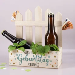 Pflanzkorb zum Geburtstag mit Name