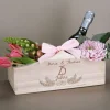 Pflanzkorb zum Hochzeitstag mit Namen graviert
