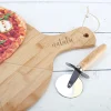 Pizzabrett - Heart - mit Ihrem Wunschnamen graviert