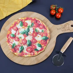 Pizzabrett - Kochmütze- mit individueller Wunschgravur