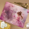 Platzdeckchen aus Stoff mit Prinzessin und Namensaufdruck