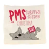 PMS Survival Kirschkernkissen mit Namensaufdruck