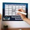 Polizei-Stundenplan mit magnetischer Rückseite