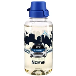 Polizei - Trinkflasche mit Name 700ml