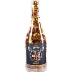 Pralinenflasche mit Fotoaufdruck im Rentier-Design