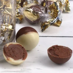 Pralinenflasche mit Fotoaufdruck im Rentier-Design
