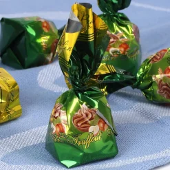 Pralinenherz zum Geburtstag mit Alter und Name