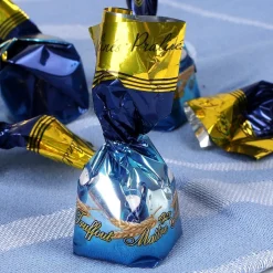 Pralinenherz zum Zuckerfest mit Wunschtext | Eid Mubarak Pralinen | 2 Sorten & Farbauswahl
