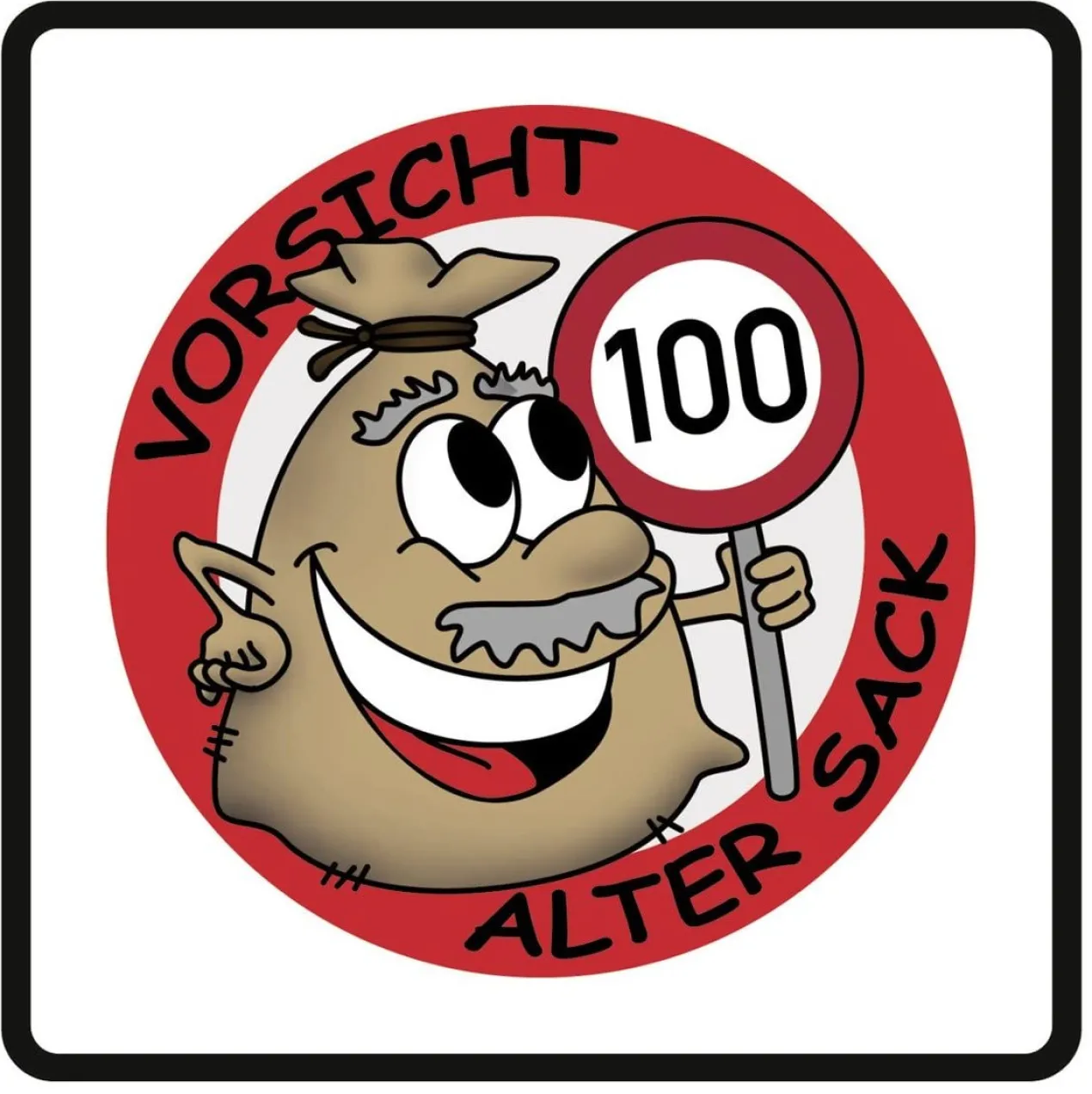 PVC-Banner - Alter Sack - Geburtstagsdekoration