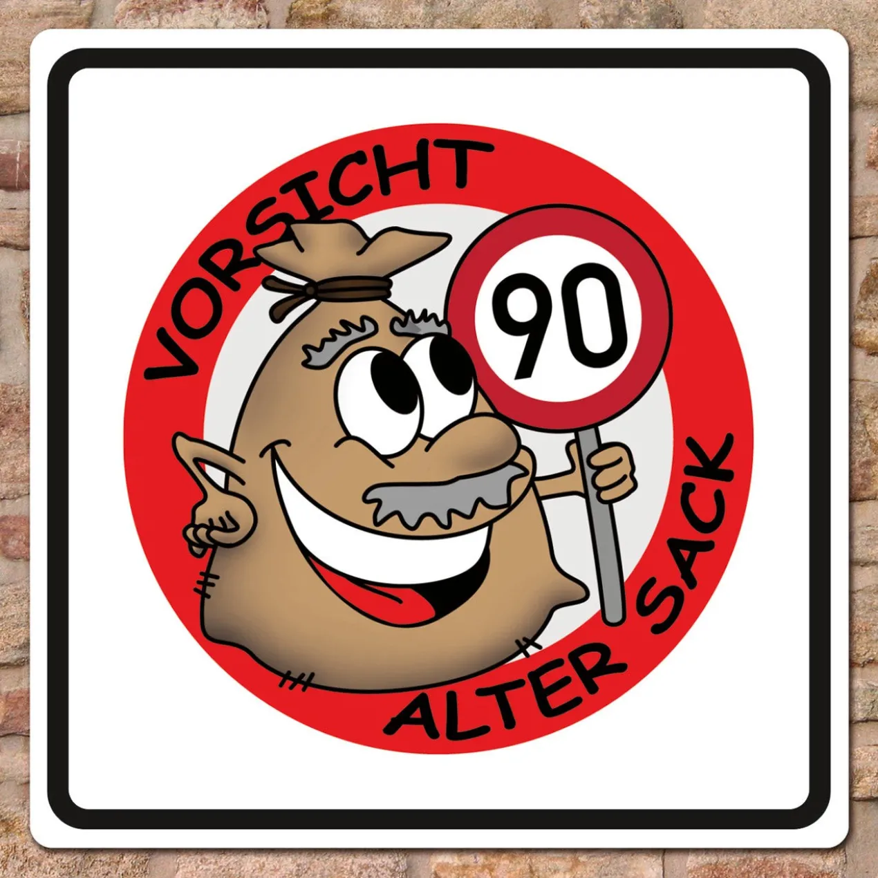 PVC-Banner - Alter Sack - Geburtstagsdekoration