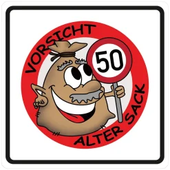 PVC-Banner - Alter Sack - Geburtstagsdekoration