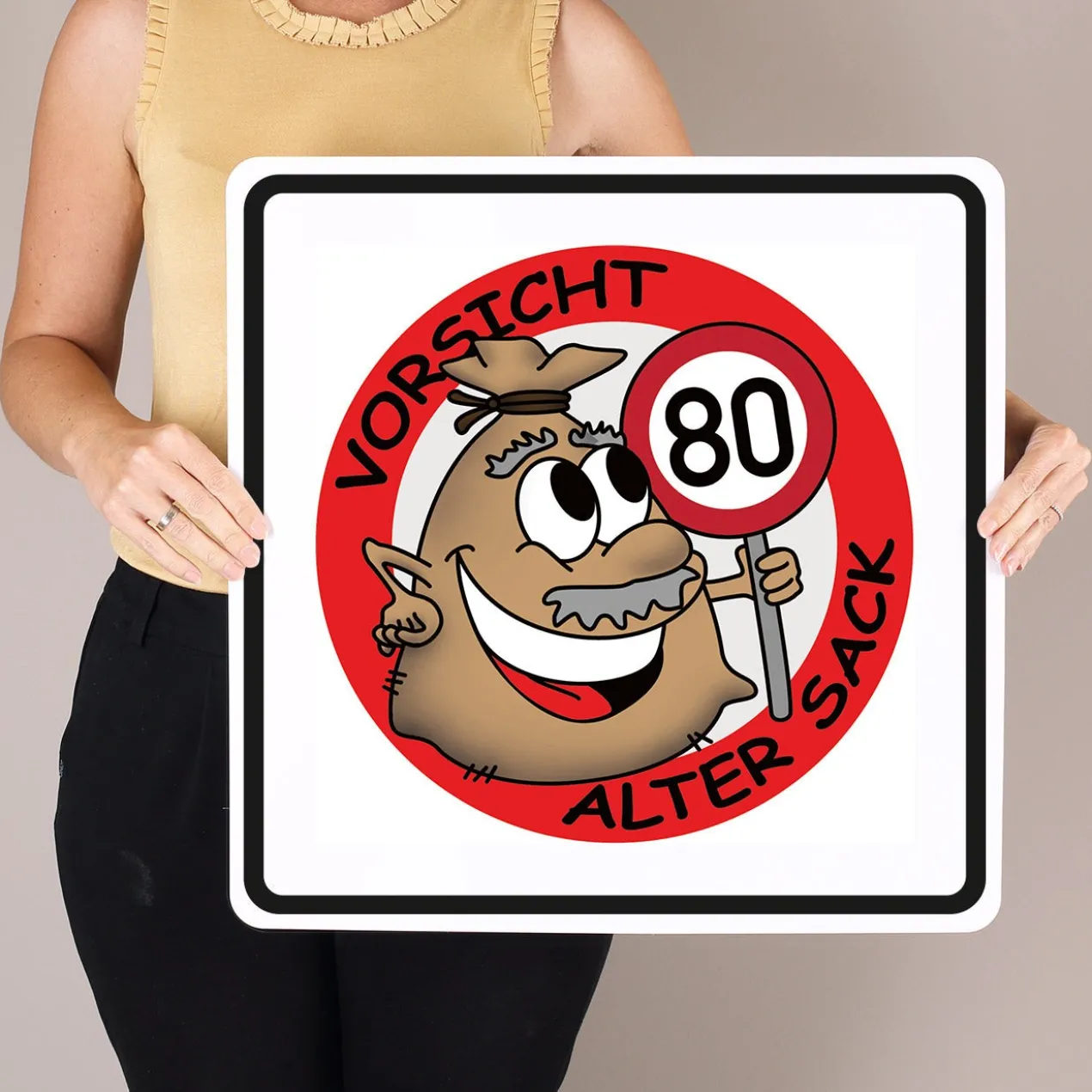 PVC-Banner - Alter Sack - Geburtstagsdekoration