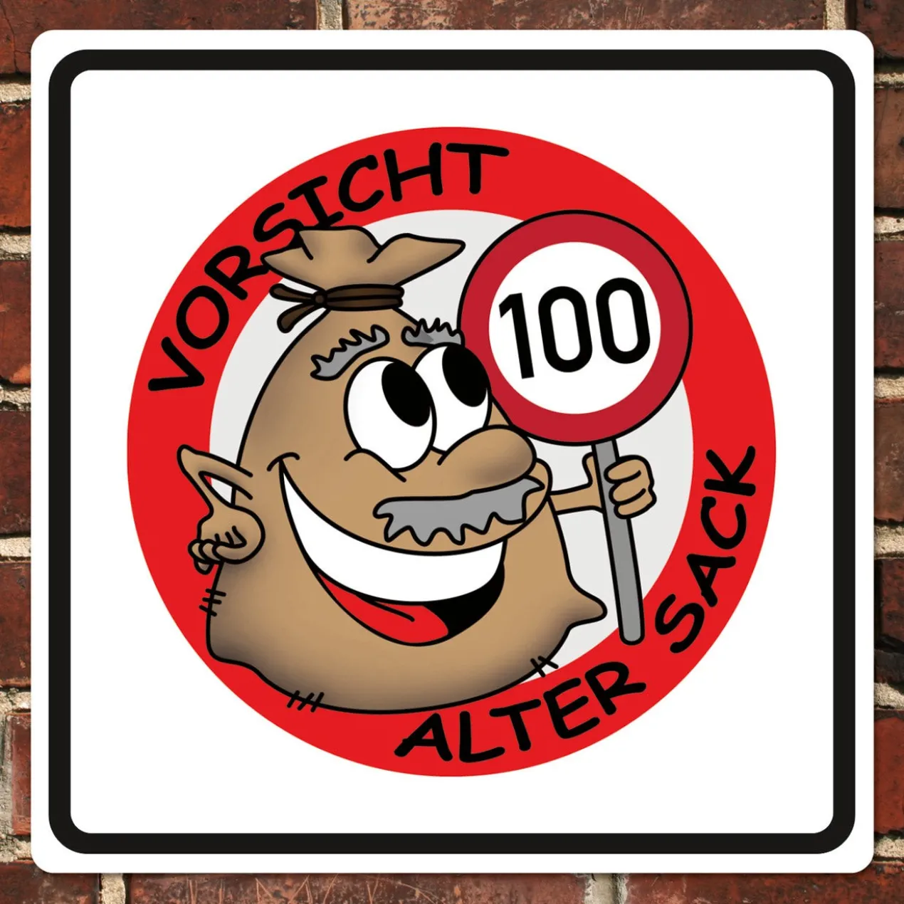 PVC-Banner - Alter Sack - Geburtstagsdekoration