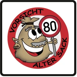 PVC-Banner - Alter Sack - Geburtstagsdekoration