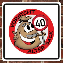 PVC-Banner - Alter Sack - Geburtstagsdekoration