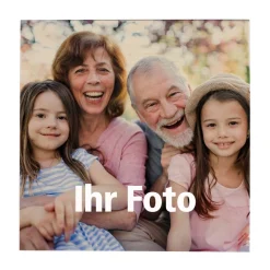 Quadratisches Holzbild mit Ihrem Foto